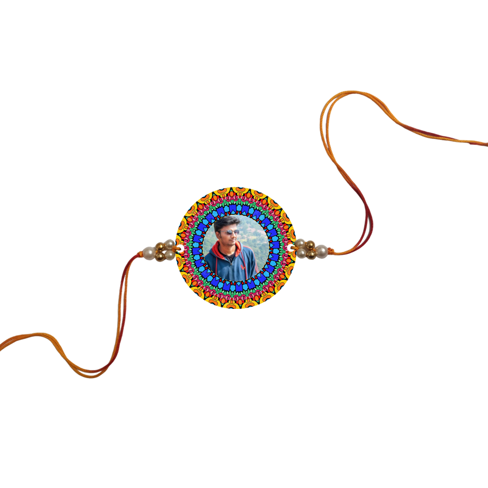 Photo Rakhi ( Customized / Personalized / Happy Rakhi Festival / Photo Rakhi