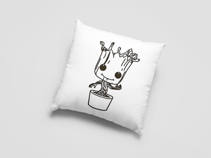 Baby Groot Printed Cushion