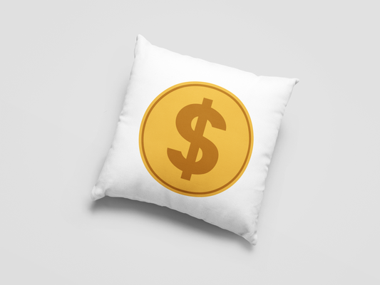 Dollar Printed Cushion