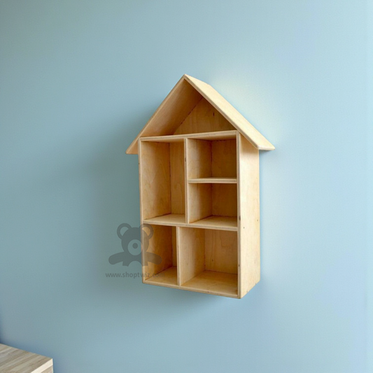 ShopTwiz Wooden House Style Stand for Books and Etc.