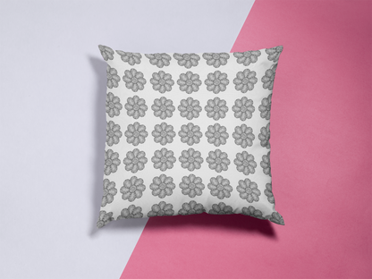 Printed Ethnic Cushion Cover with Filler Included ( 12 inch x 12 inch )