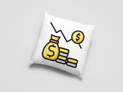 Stock Market Printed Cushion