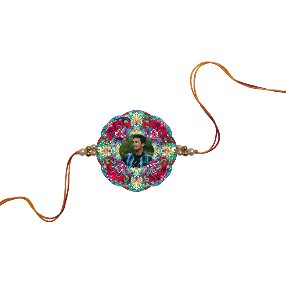 Photo Rakhi ( Customized / Personalized / My Caring Bro /Rakhi Festival / Photo Rakhi