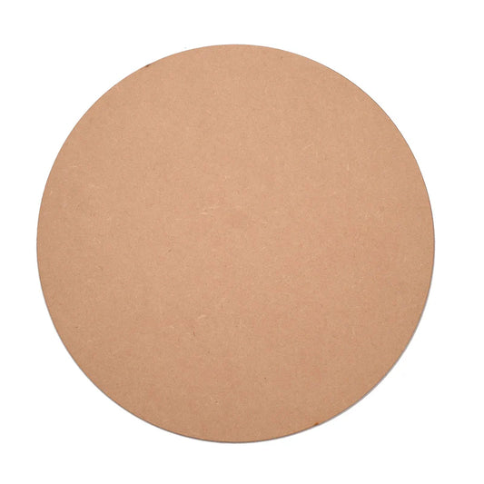 Plain Round MDF Base for Painting  ( Thickness 4 mm )