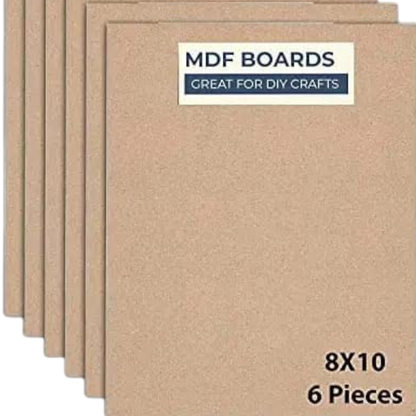 ShopTwiz Wooden Craft Original MDF Wood Sheet For DIY ARt