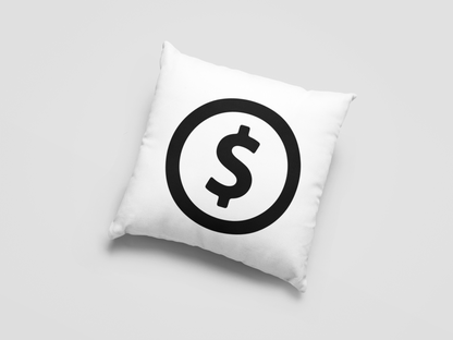 Dollar Printed Cushion