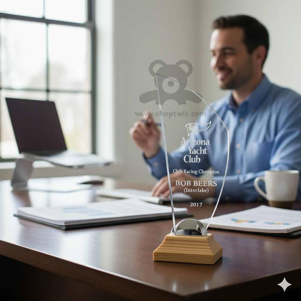 ShopTwiz Customized Award – Personalized Logo & Name Corporate Gift