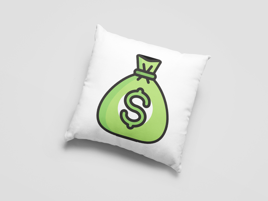 Dollar Printed Cushion