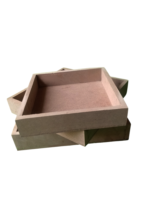 ShopTwiz 3pc MDF Tray Combo Ideal for Gift Packing