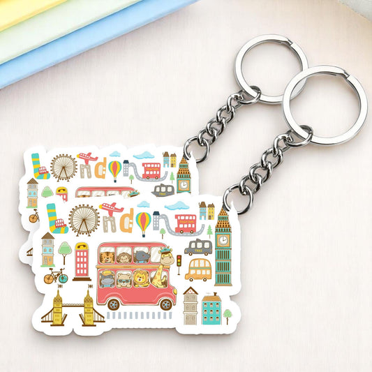 London city Key Chain ( Set of 2 )