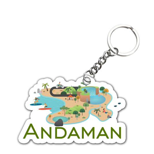 Obedient Andaman  Keychain ( Set of 2 )