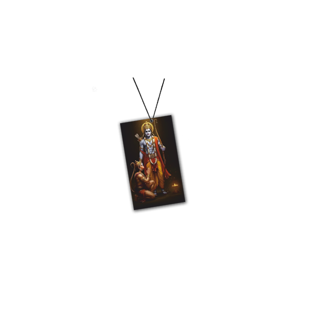ShopTwiz Ram Ji Sacred Nameplate Car Hanging Decorative
