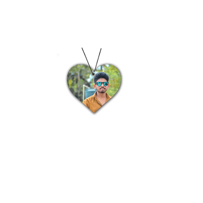 ShopTwiz Heart of Devotion Pendant Car Hanging Decorative