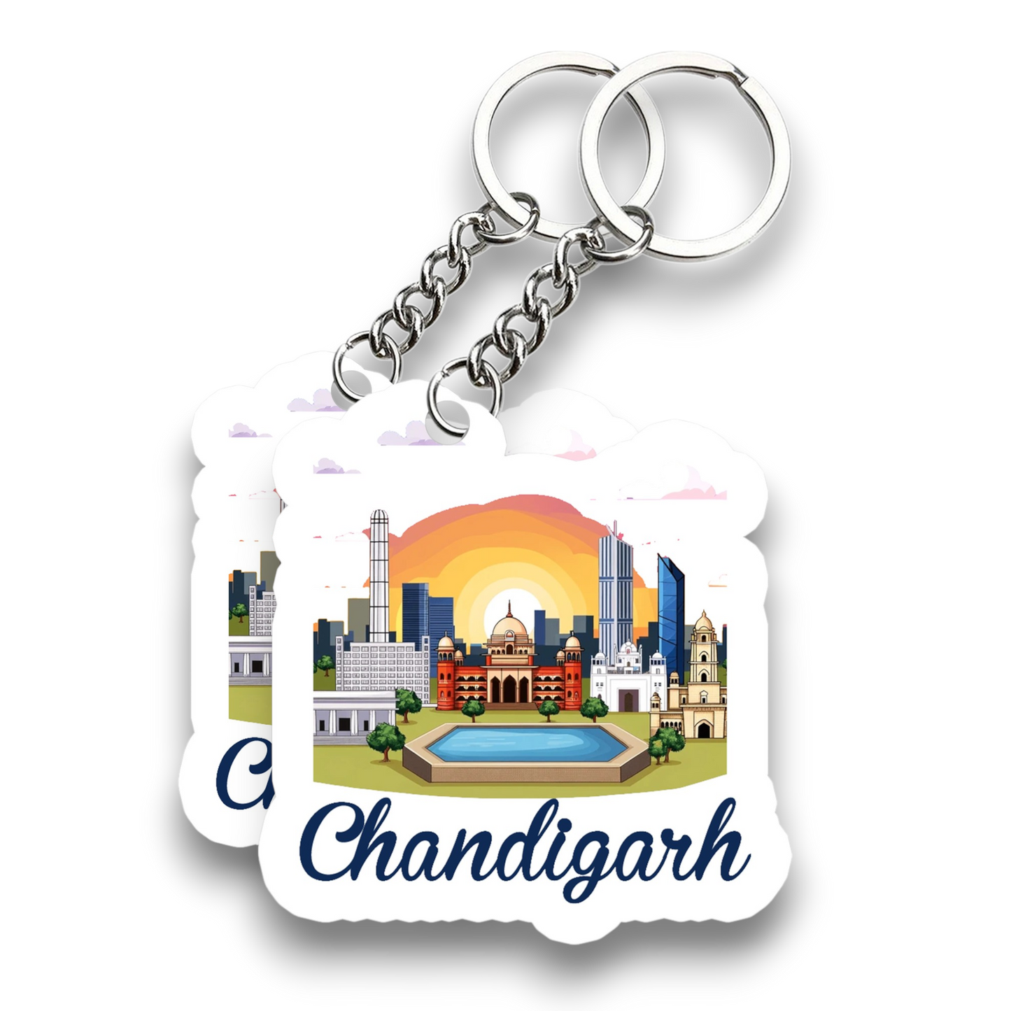 Chandigarh Key chain ( Set of 2 )