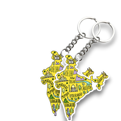 Delhi Key chain ( Set of 2 )
