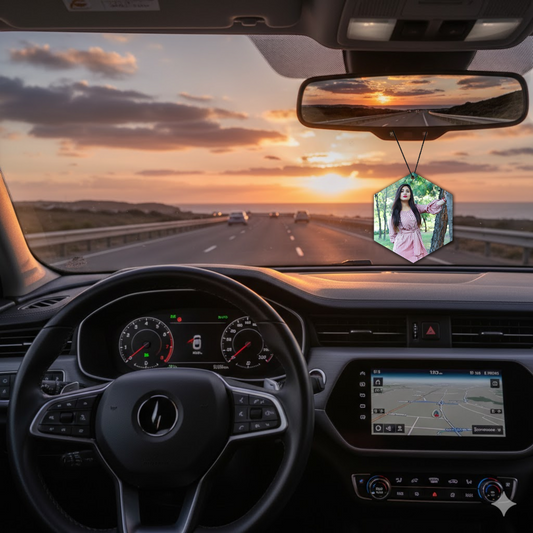 ShopTwiz Hexagon Sacred Geometry Car Hanging Decorative