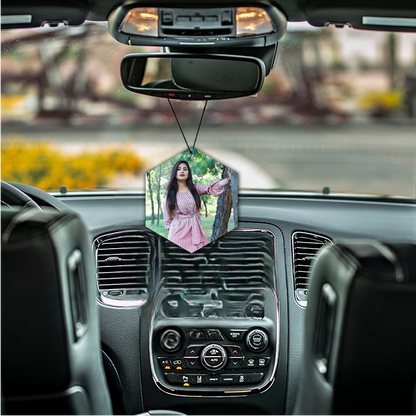 ShopTwiz Hexagon Sacred Geometry Car Hanging Decorative