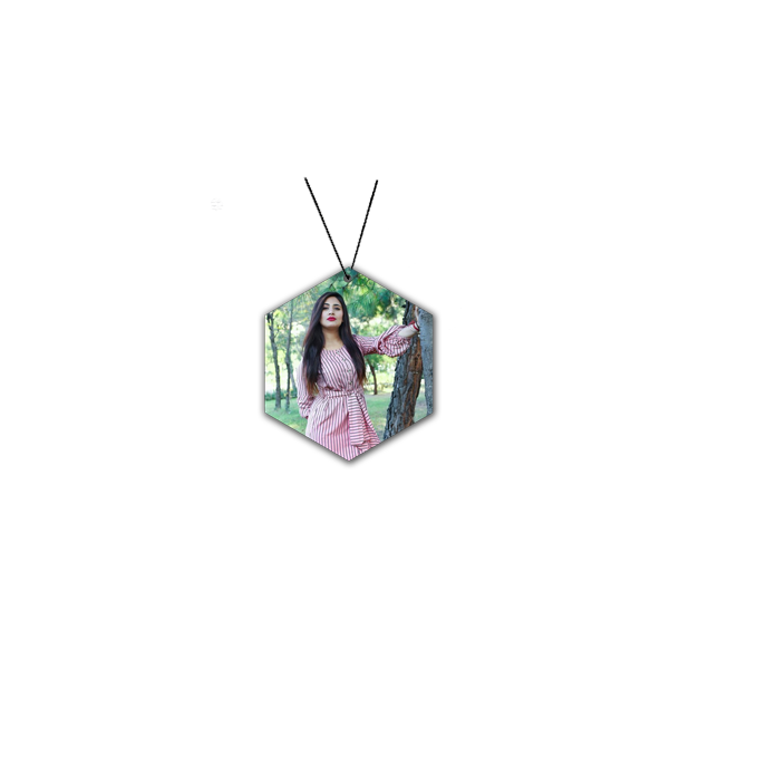 ShopTwiz Hexagon Sacred Geometry Car Hanging Decorative