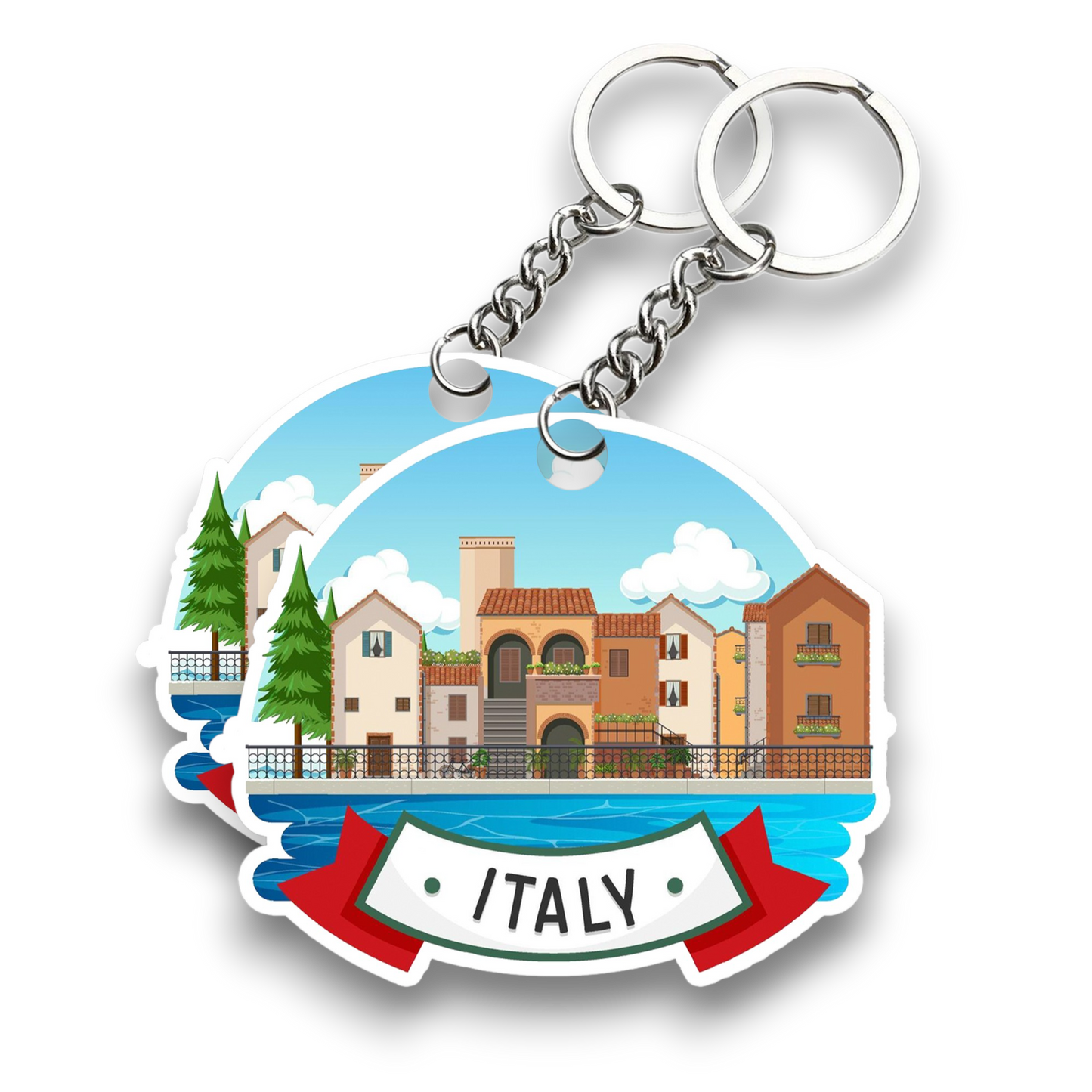 Italy Key chain ( Set of 2 )