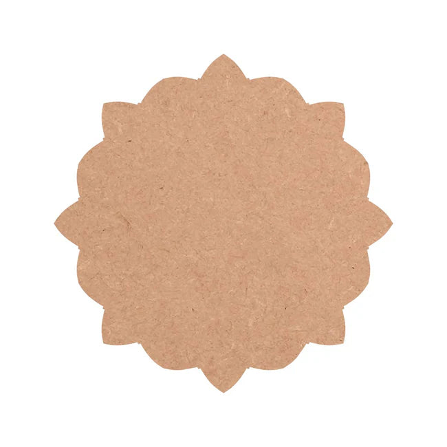 Flower Shape MDF Base