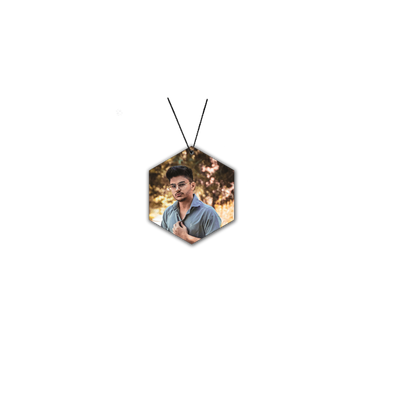 ShopTwiz Balanced Hexagon Energy Car Hanging Decorative