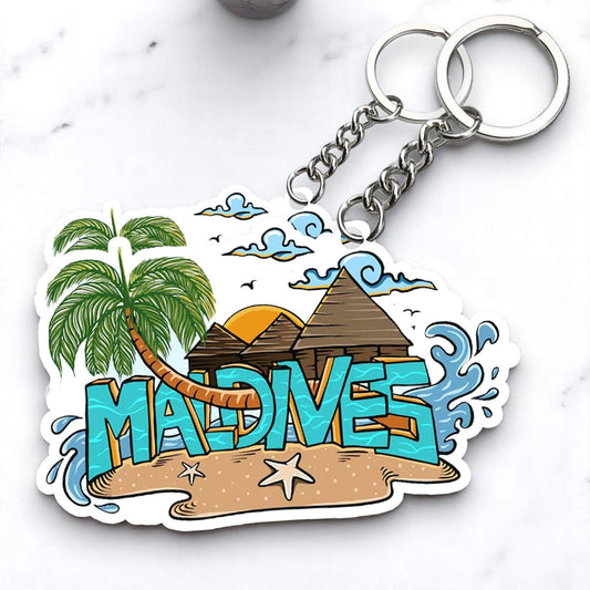 Maldives  Key chain ( Set of 2 )