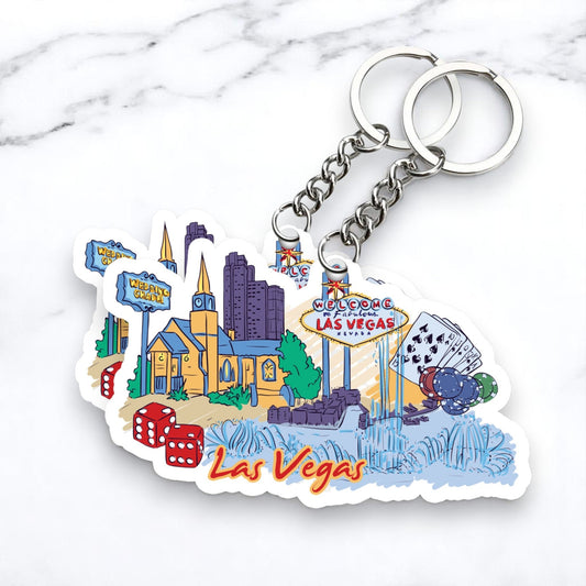 Las Vegas Key chain ( Set of 2 )