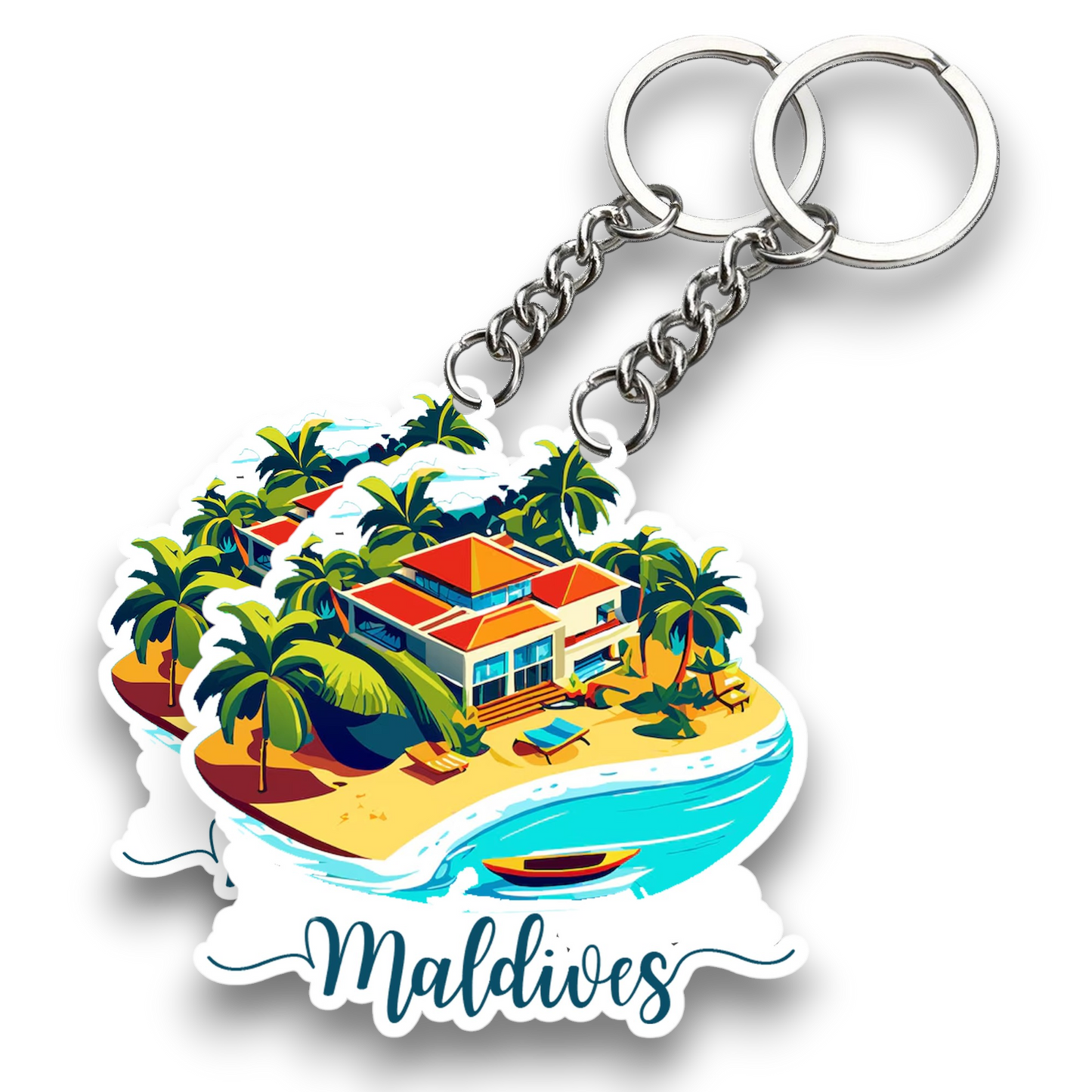 Maldives   Key chain ( Set of 2 )