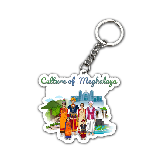 Culture of Meghalaya Key chain ( Set of 2 )