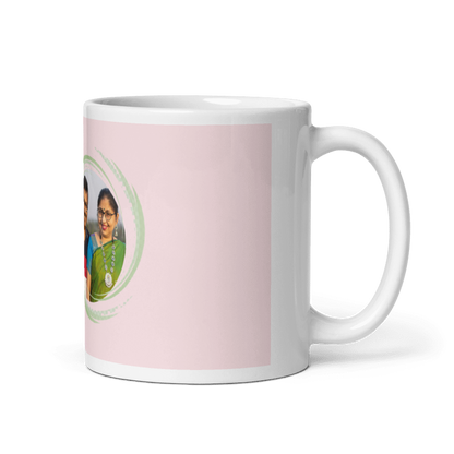 Customized Coffee Mug - Add Your Own Photo - Beautiful Pattern