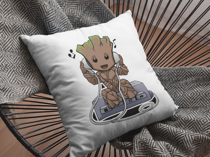 Baby Groot Printed Cushion