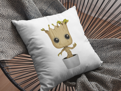 Baby Groot Printed Cushion