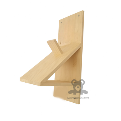 ShopTwiz Wooden Helmet Stand for Bikers