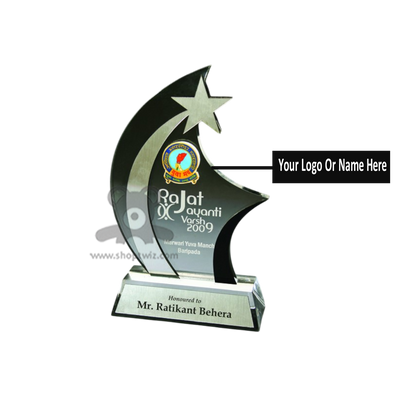 ShopTwiz Customized Acrylic Memento – Personalized Logo & Name Corporate Gift
