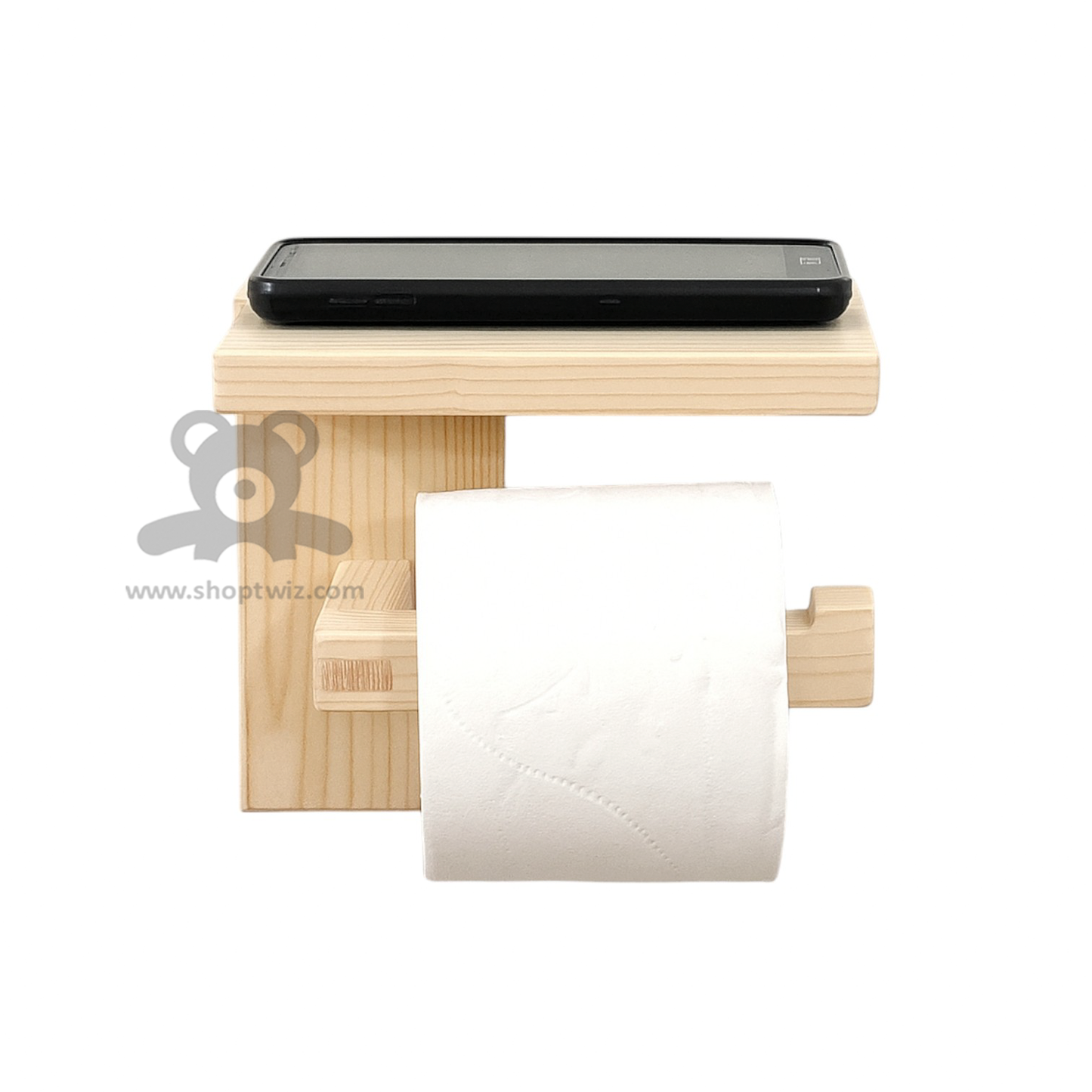 ShopTwiz Wooden Mobile Stand for Office and Room