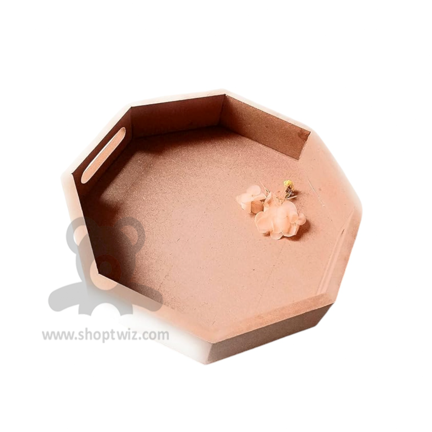 ShopTwiz Wooden Handicraft MDF Smooth Unfinished Plain Tray for DIY