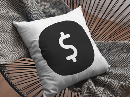 Dollar Printed Cushion