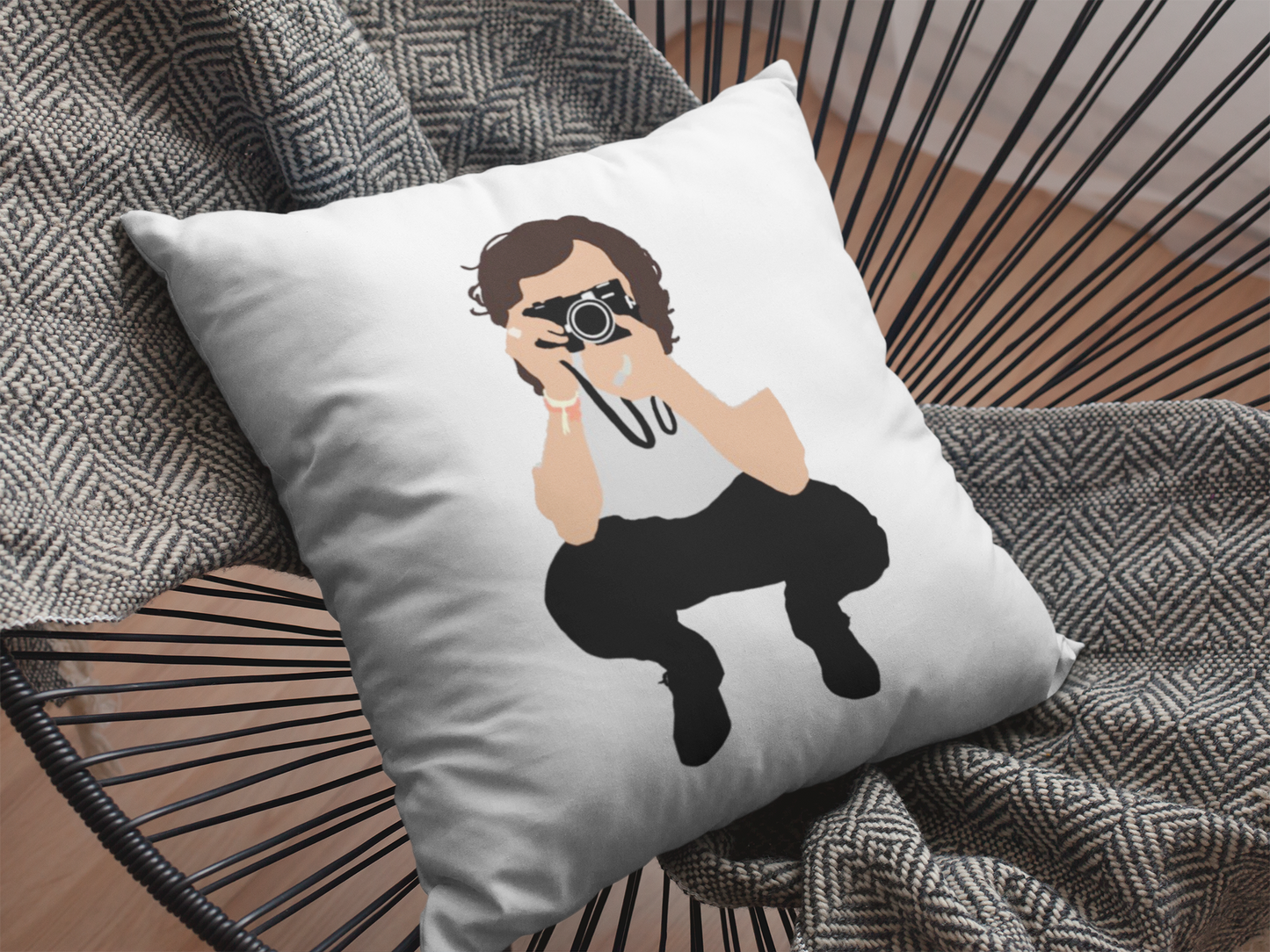 Harry Styles Printed Cushion