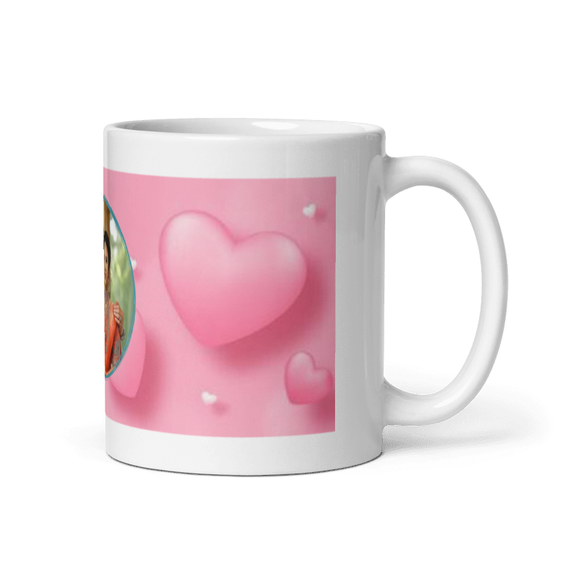 Customized Coffee Mug - Add Your Own Photo - Attractive Pattern