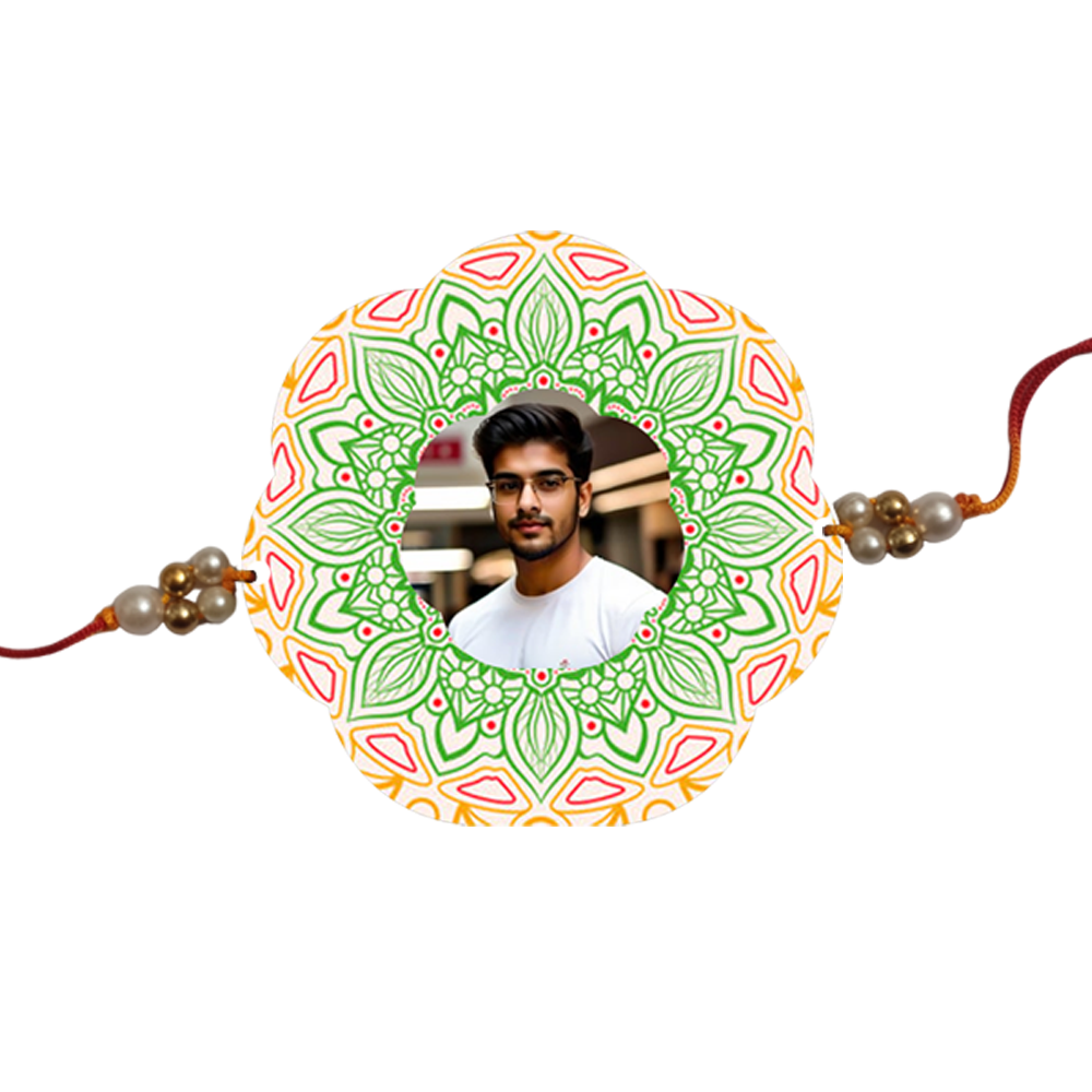 Photo Rakhi ( Customized / Personalized ) Beautiful  Design