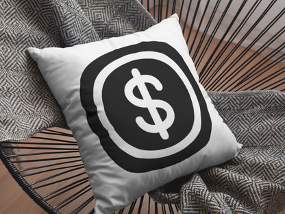 Dollar Printed Cushion