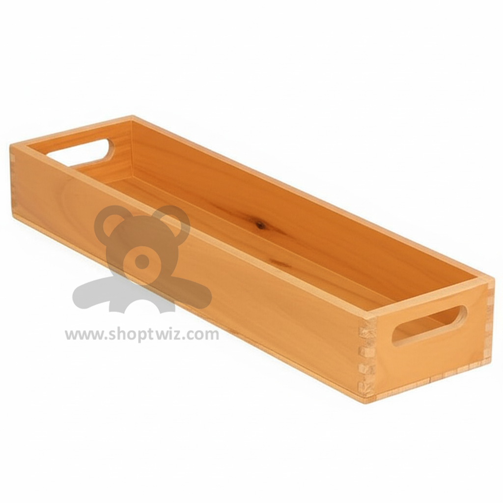 ShopTwiz Wooden Rectangle Tray