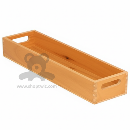 ShopTwiz Wooden Rectangle Tray