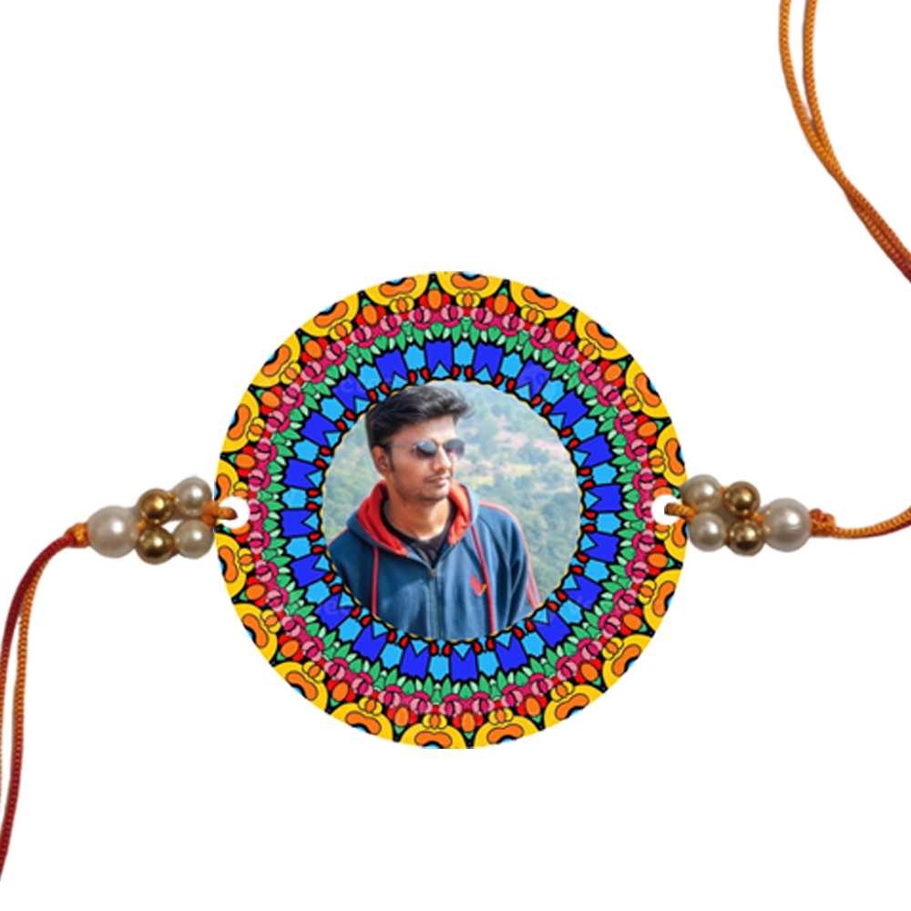 Photo Rakhi ( Customized / Personalized / Happy Rakhi Festival / Photo Rakhi