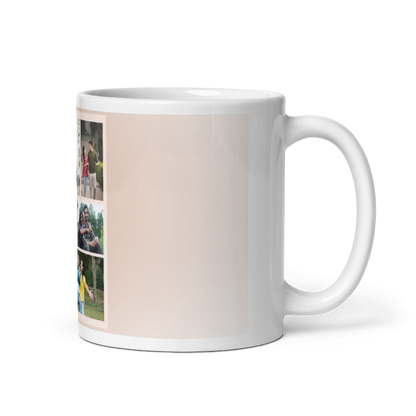 Customized Coffee Mug - Add Your Own Photo -5 Photo Frame Pattern