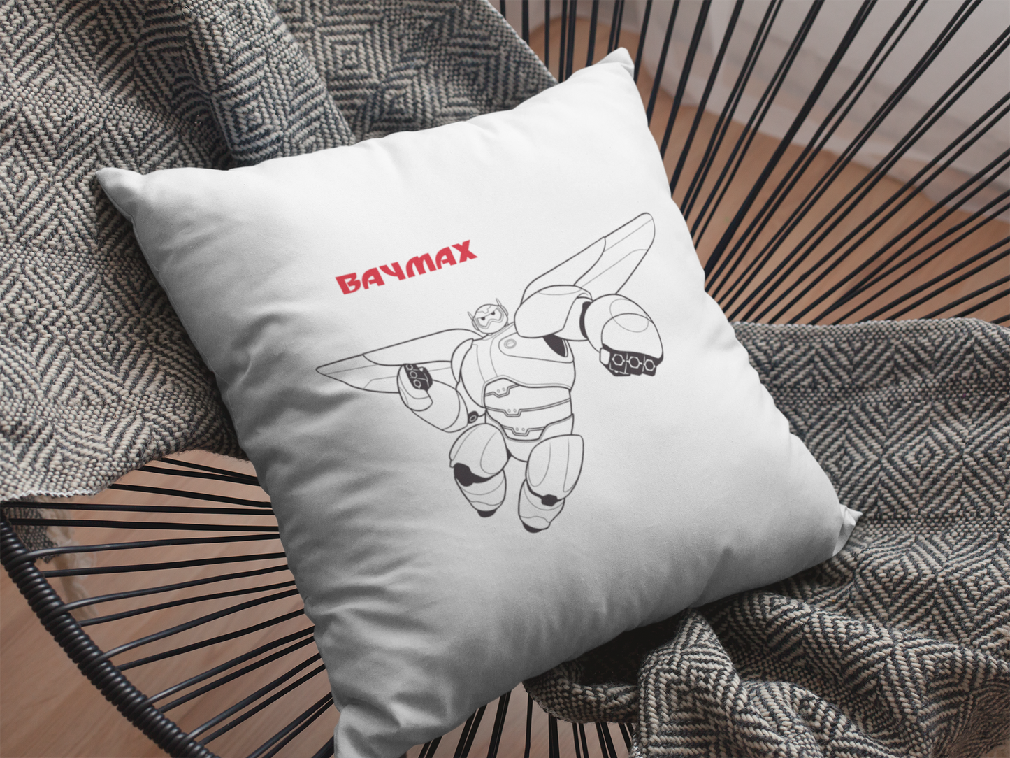 Baymax Printed Cushion