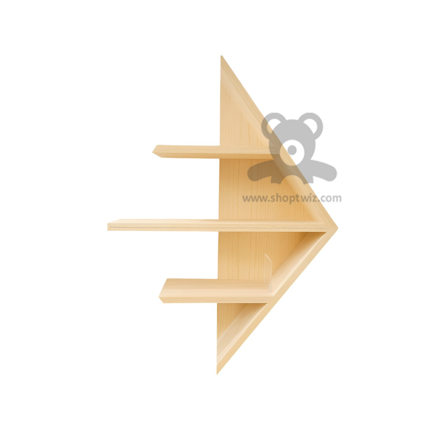 ShopTwiz Wooden Wood Blocks for Crafts, Pine Wood Board