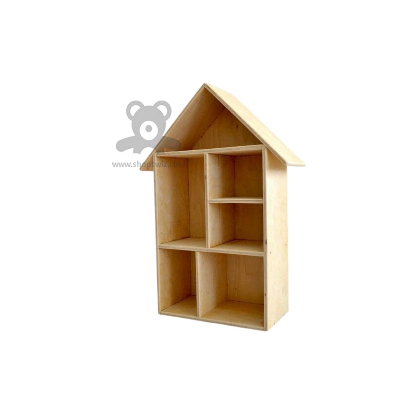 ShopTwiz Wooden House Style Stand for Books and Etc.