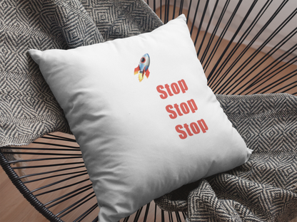 Stop Printed Cushion