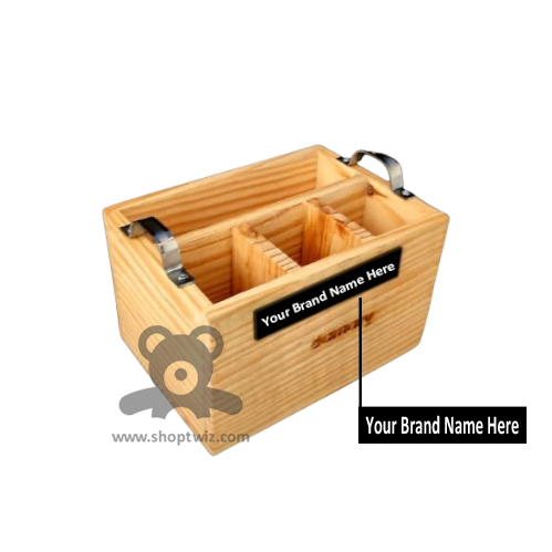 ShopTwiz Wooden Spoon Stand – Elegant Corporate Gift & Kitchen Organizer